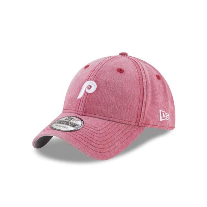 MLB Philadelphia Phillies Rugged Mini 9Twenty Adjustable (NSY7126) - Red New Era Caps